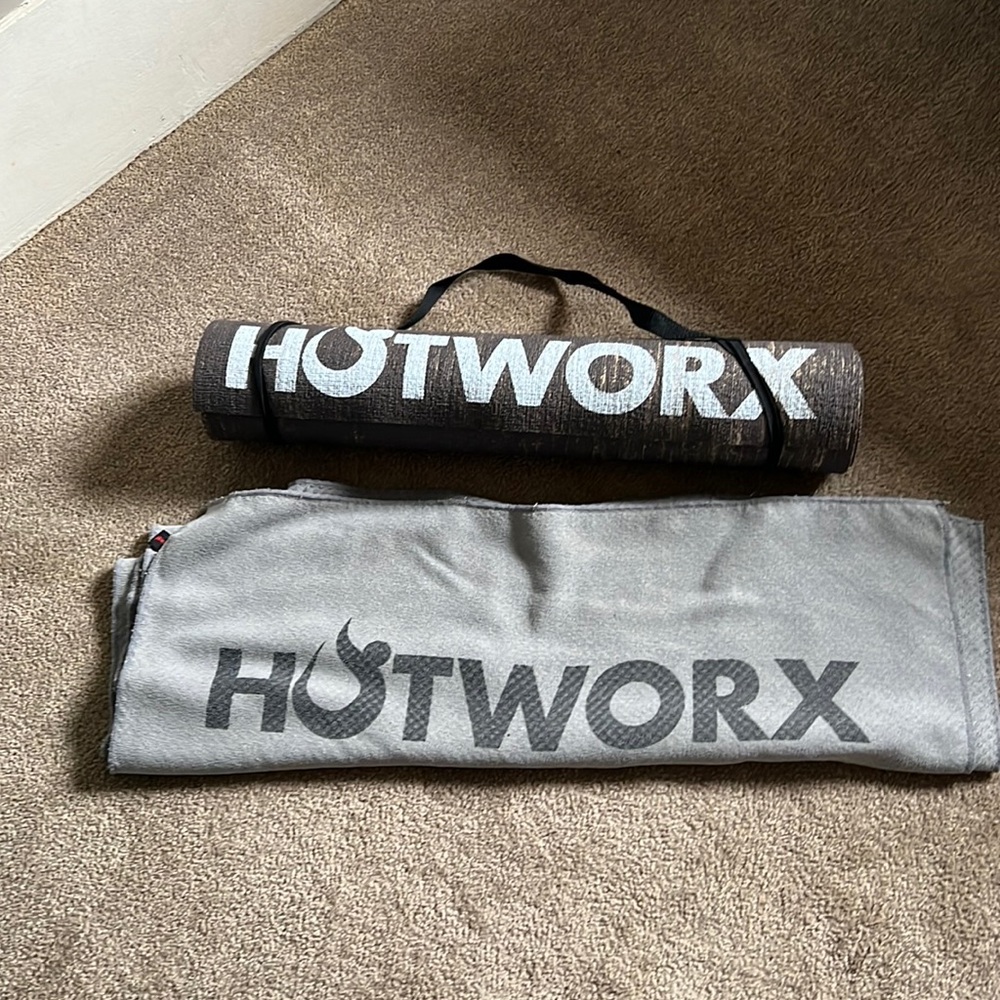 HOTWORX towel and mat combo